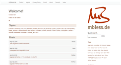 Desktop Screenshot of mbless.de